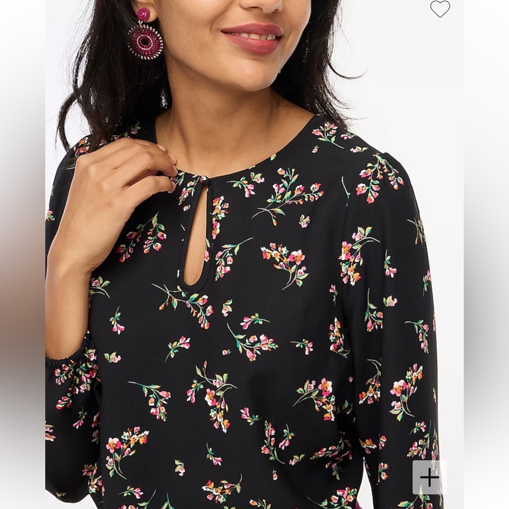 J. Crew Factory Keyhole top